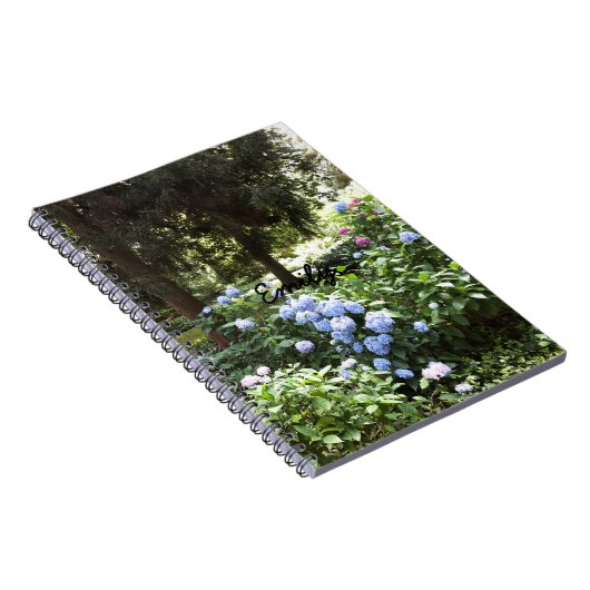 あじさいフローラツリー自然写真 ノートブック (右側)