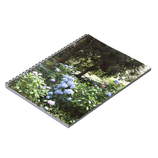 あじさいフローラツリー自然写真 ノートブック (左側)