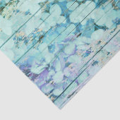 あじさいフローラティール(緑がかった色)カントリーヴィンテージウッド 薄葉紙 (詳細)