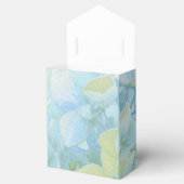 あじさいフローラブルーグリーン結婚式の引き出物箱 フェイバーボックス (オープン)