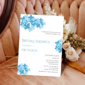 あじさいフローラユニークのブライダルシャワー 招待状