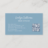 あじさいフローラレターヘアビジネスカード 名刺 (裏面)