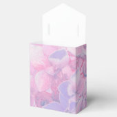 あじさいフローラ紫ピンク結婚式の引き出物箱 フェイバーボックス (オープン)