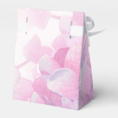 あじさいフローラ紫ピンク結婚式の引き出物箱 フェイバーボックス (裏面サイド)