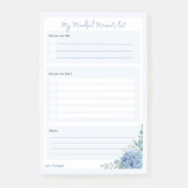あじさいフローラ「My Mindful Moments Lists」 ポストイット (正面)