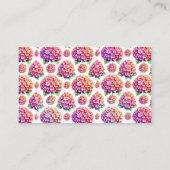 あじさいブックテーマおむつラッフル エンクロージャーカード (裏面)