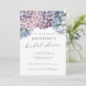 あじさいブライダルシャワー招待 招待状 (スタンド正面)