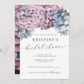 あじさいブライダルシャワー招待 招待状 (正面/裏面)