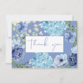 あじさいブライダルシャワー サンキューカード (正面)