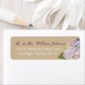 あじさいブーケ結婚のラベル ラベル (インサイチュ)