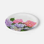 あじさいブーケ ペーパープレート (アングル)