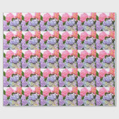 あじさいブーケ ラッピングペーパー (フラット)