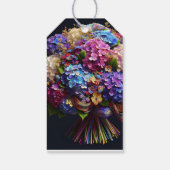 あじさいブーケ、Natasha Us ギフトタグ (裏面)