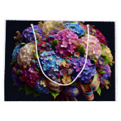 あじさいブーケ、Natasha Us ラージペーパーバッグ (裏面)