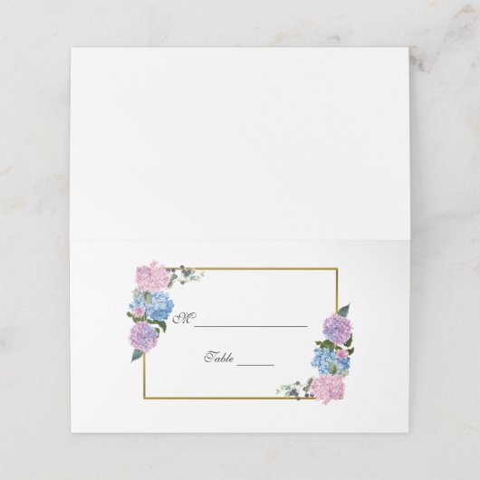 あじさいプレイス – テーブルカード プレイスカード (外部開封)