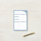 あじさいヘブンレシピカードテンプレートリスト ポストイット (デスク上)