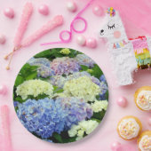 あじさいミックス、フローラ紙パーティープレート ペーパープレート (パーティー)