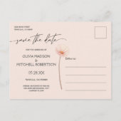 あじさいモダンバラダークセーブ日付 ポストカード (裏面)