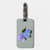 あじさいラベンダーとブルーの2つ ラゲッジタグ (裏面縦)