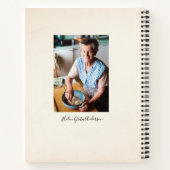 あじさいレシピまたはジャーナル ノートブック (裏面)