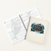 あじさいレシピまたはジャーナル ノートブック (内部)