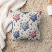 あじさい付き明るいクッションデザイン クッション (ブランケット)
