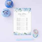 あじさい価格表フライヤー チラシ (シングル)