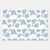 あじさい名門私立校風のギフトラップ ラッピングペーパーシート (正面2)