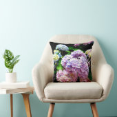 あじさい園,ピンク,青,紫のフローラ クッション (椅子)