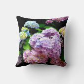 あじさい園,ピンク,青,紫のフローラ クッション (裏面)