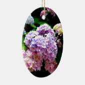 あじさい園，ピンク，青，紫のフローラ セラミックオーナメント (右)