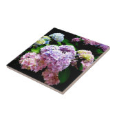 あじさい園,ピンク,青,紫のフローラ タイル (側面)