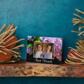 あじさい園,ピンク,青,紫のフローラ フォトプラーク (側面)