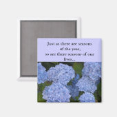 あじさい季節の私たちの生活 マグネット (正面/裏面)