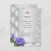 あじさい応答カード 出欠カード (正面/裏面)