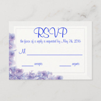 あじさい応答カード 出欠カード