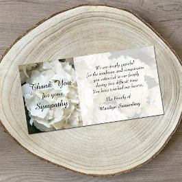 あじさい悔やみや弔慰サンキューフォトカード サンキューカード