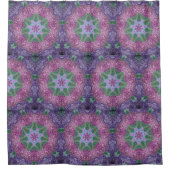 あじさい星型 シャワーカーテン (正面)