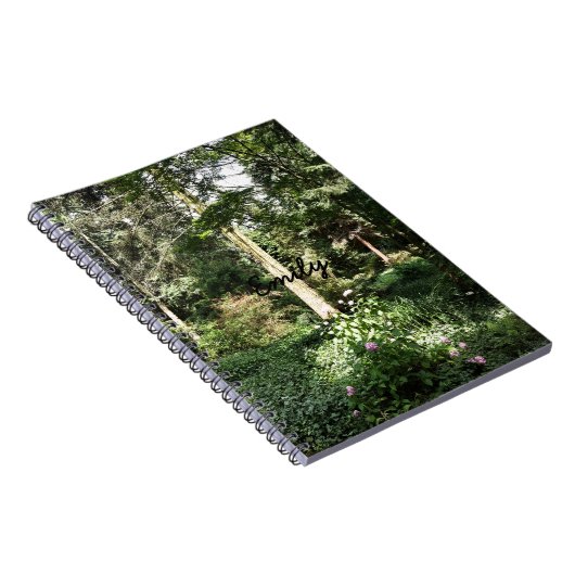 あじさい木自然写真 ノートブック (右側)