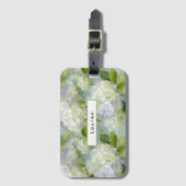 あじさい柄 ラゲッジタグ (正面縦)