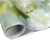 あじさい柄 ラッピングペーパー (ロールコーナー)