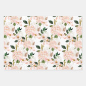 あじさい母の日ラッピング紙シート ラッピングペーパーシート (正面)