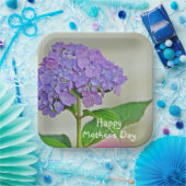 あじさい母の日 ペーパープレート (パーティー)