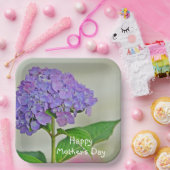 あじさい母の日 ペーパープレート (パーティー)