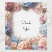 あじさい水の色ありがとう ワインラベル (シングルラベル)