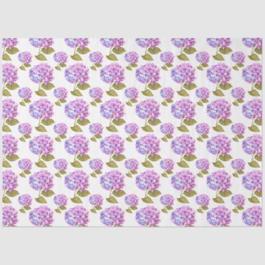 あじさい水カラーシリーズデザイン11 薄葉紙 (正面)