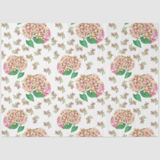 あじさい水カラーシリーズデザイン1 薄葉紙 (正面)