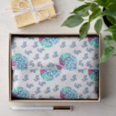 あじさい水カラーシリーズデザイン6 薄葉紙 (ギフト)