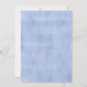 あじさい水彩フローラガールフォト誕生 案内状 (裏面)