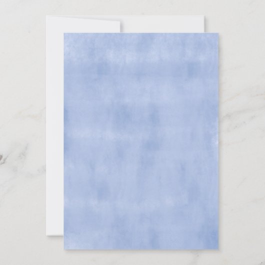 あじさい水彩フローラガールフォト誕生 案内状 (裏面)